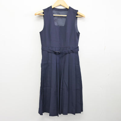 【中古】埼玉県 谷塚中学校 女子制服 2点 (ブレザー・ジャンパースカート) sf100160