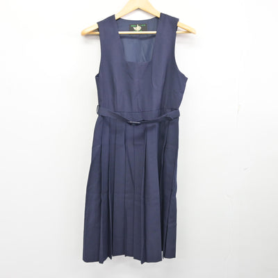 【中古】埼玉県 谷塚中学校 女子制服 1点 (ジャンパースカート) sf100161