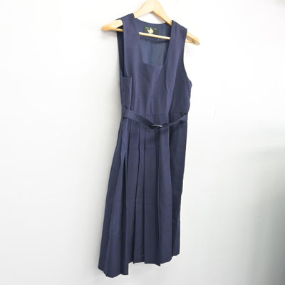 【中古】埼玉県 谷塚中学校 女子制服 1点 (ジャンパースカート) sf100161