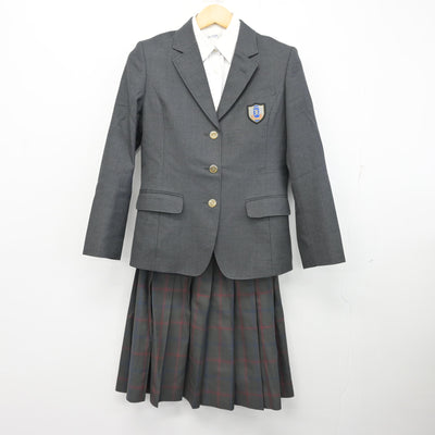 【中古】愛知県 豊田東高等学校 女子制服 3点 (ブレザー・シャツ・スカート) sf100187