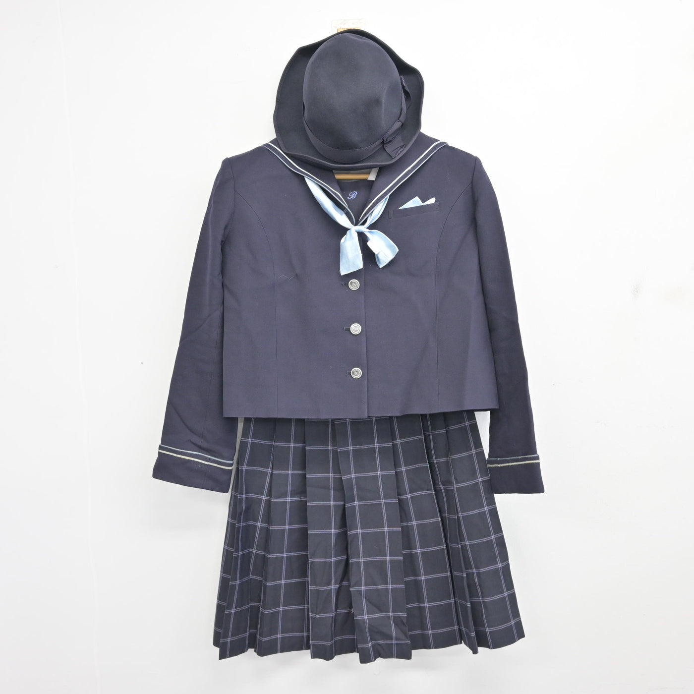 【中古】埼玉県 西武学園文理小学校/高学年 女子制服 5点 (ブレザー・シャツ・スカート) sf100200
