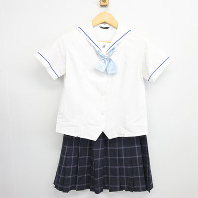 【中古】埼玉県 西武学園文理小学校/高学年 女子制服 4点 (セーラー服・スカート) sf100204