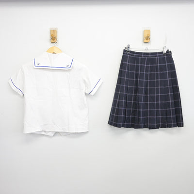 【中古】埼玉県 西武学園文理小学校/高学年 女子制服 4点 (セーラー服・スカート) sf100204