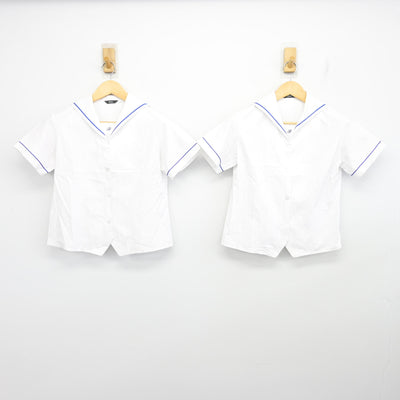 【中古】埼玉県 西武学園文理小学校/高学年 女子制服 2点 (セーラー服) sf100205