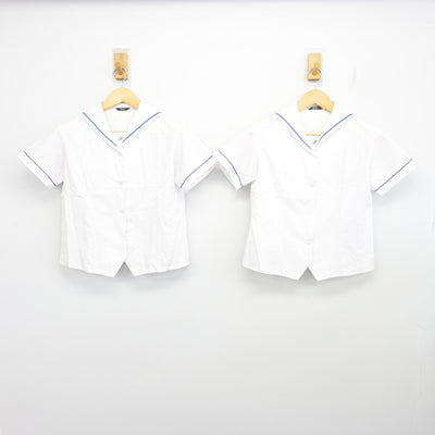 【中古】埼玉県 西武学園文理小学校/高学年 女子制服 2点 (セーラー服) sf100206