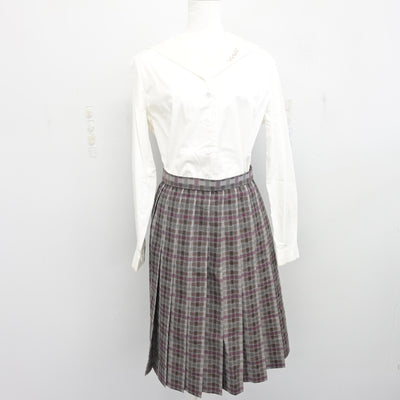 【中古】愛知県 名城大学附属高等学校 女子制服 3点 (ブレザー・セーラー服・スカート) sf100207