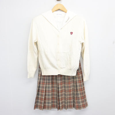 【中古】愛知県 名城大学附属高等学校 女子制服 3点 (ニット・セーラー服・スカート) sf100208