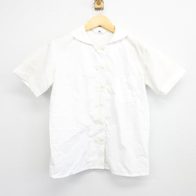 【中古】岡山県 明誠学院高等学校 女子制服 3点 (ニットベスト・シャツ・スカート) sf100213