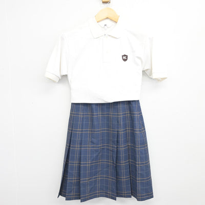 【中古】岡山県 明誠学院高等学校 女子制服 2点 (シャツ・スカート) sf100214