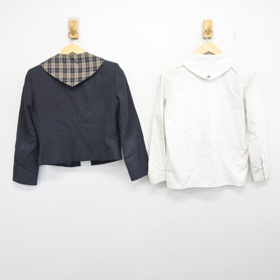 【中古】岡山県 明誠学院高等学校 女子制服 3点 (ブレザー・シャツ・スカート) sf100215