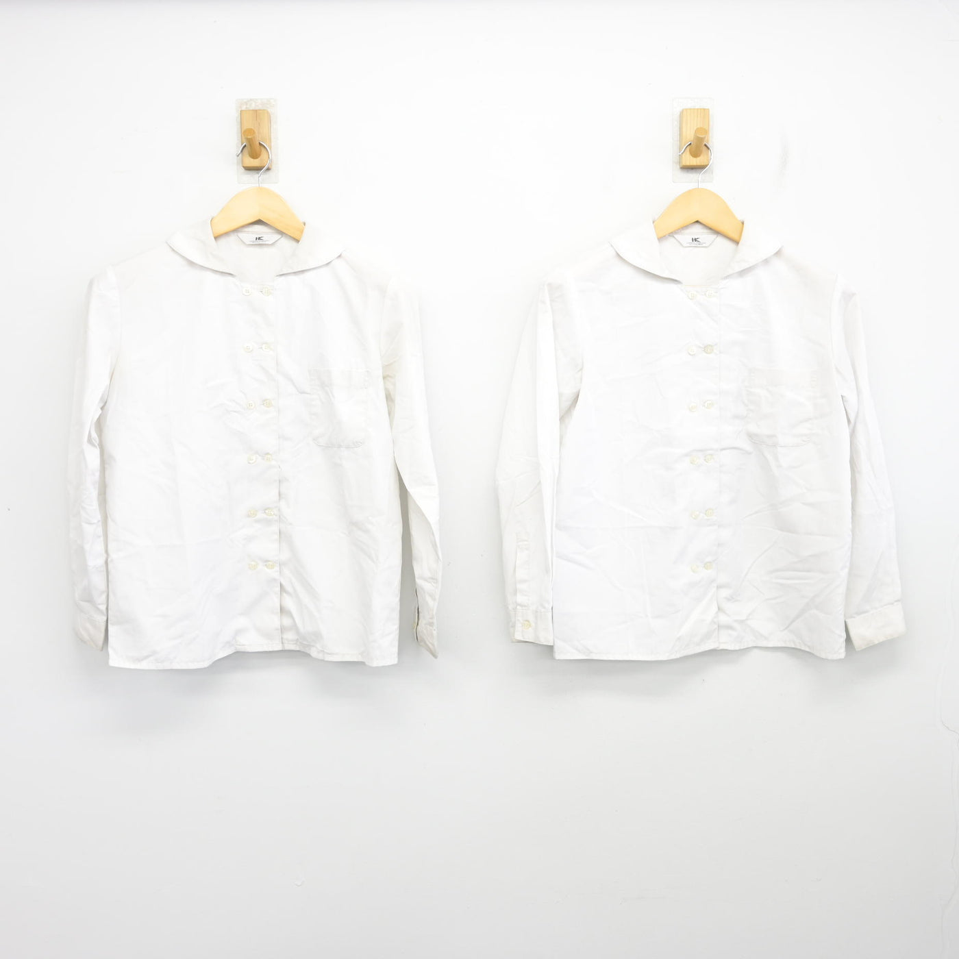 【中古】岡山県 明誠学院高等学校 女子制服 3点 (シャツ・スカート) sf100216