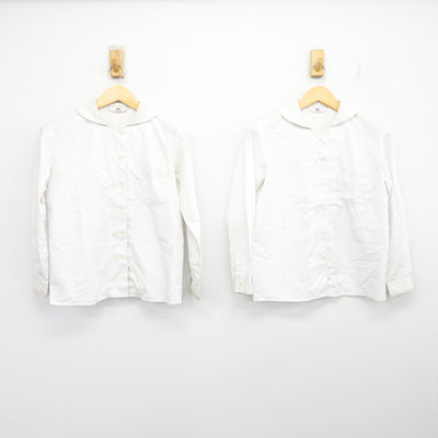 【中古】岡山県 明誠学院高等学校 女子制服 3点 (シャツ・スカート) sf100216