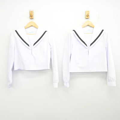 【中古】愛知県 名古屋西高等学校 女子制服 2点 (セーラー服) sf100217