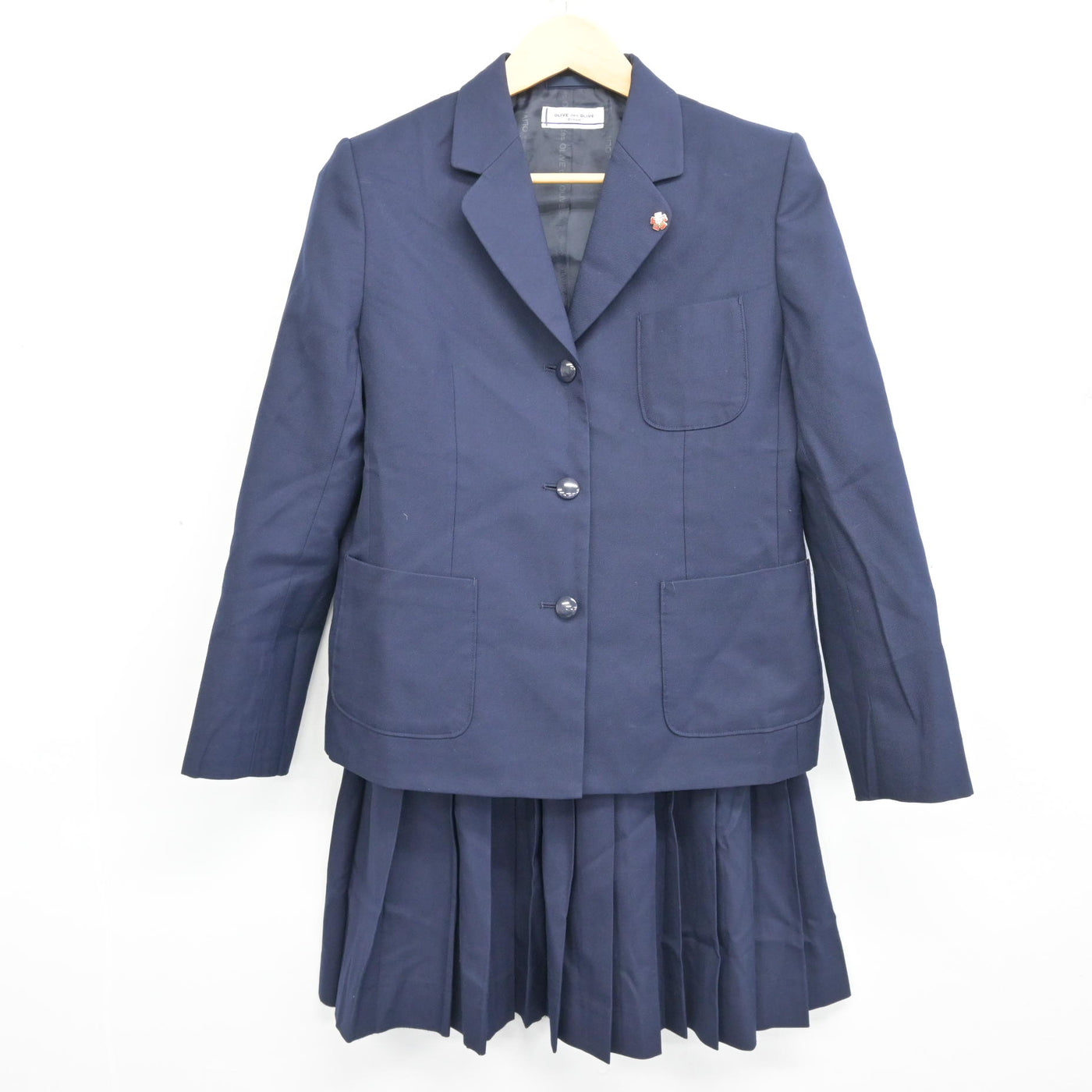 【中古】埼玉県 さいたま市立大原中学校 女子制服 3点 (ブレザー・スカート) sf100222