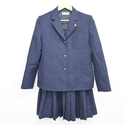 【中古】埼玉県 さいたま市立大原中学校 女子制服 3点 (ブレザー・スカート) sf100222