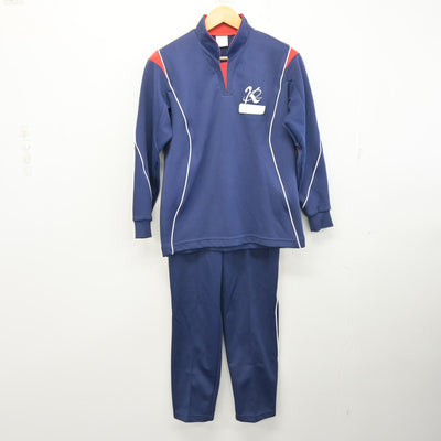 【中古】香川県 協和中学校 女子制服 2点 (ジャージ 上・ジャージ 下) sf100245
