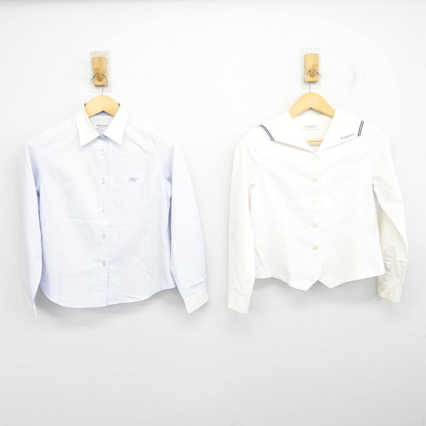 【中古】香川県 寒川高等学校 女子制服 2点 (セーラー服・シャツ) sf100248