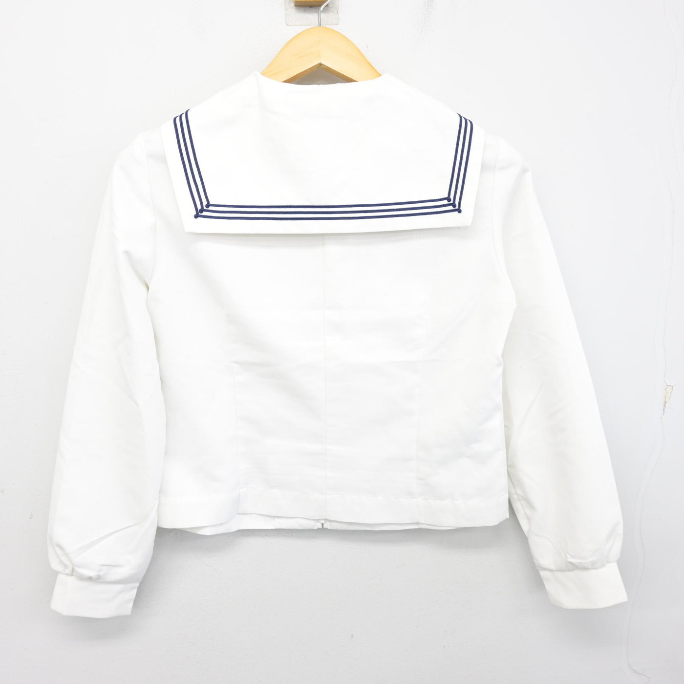 【中古】北海道 札幌英藍高等学校 女子制服 2点 (ニットベスト・セーラー服) sf100261