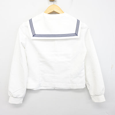 【中古】北海道 札幌英藍高等学校 女子制服 2点 (ニットベスト・セーラー服) sf100261