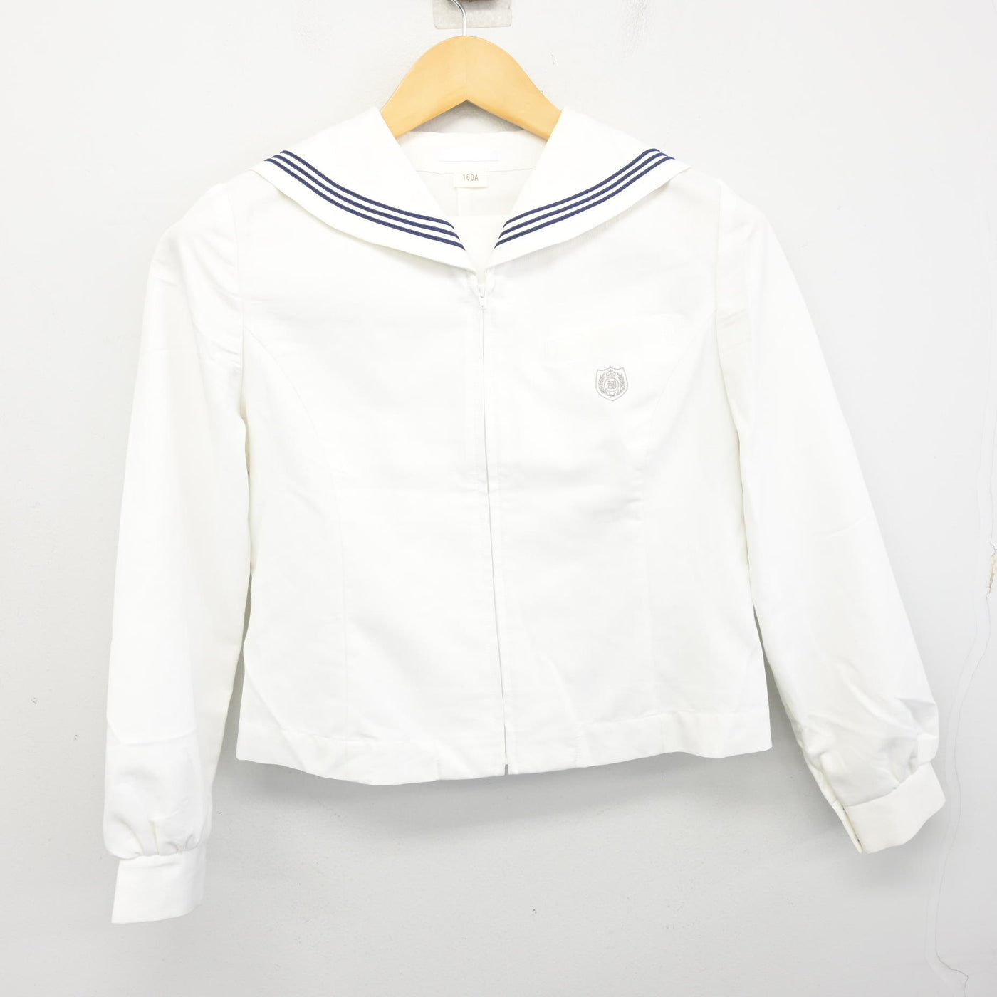 【中古】北海道 札幌英藍高等学校 女子制服 2点 (セーラー服・シャツ) sf100262
