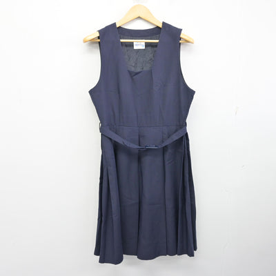【中古】茨城県 水戸市立第四中学校 女子制服 2点 (ブレザー・ジャンパースカート) sf100267