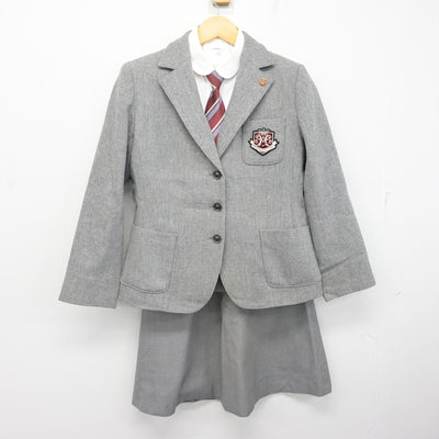 【中古】兵庫県 姫路女学院高等学校 女子制服 5点 (ブレザー・シャツ・スカート) sf100276