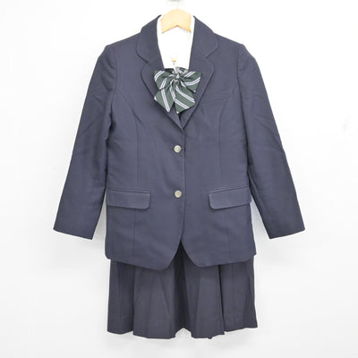 【中古】愛知県 五条高等学校 女子制服 5点 (ブレザー・ベスト・シャツ・スカート) sf100288