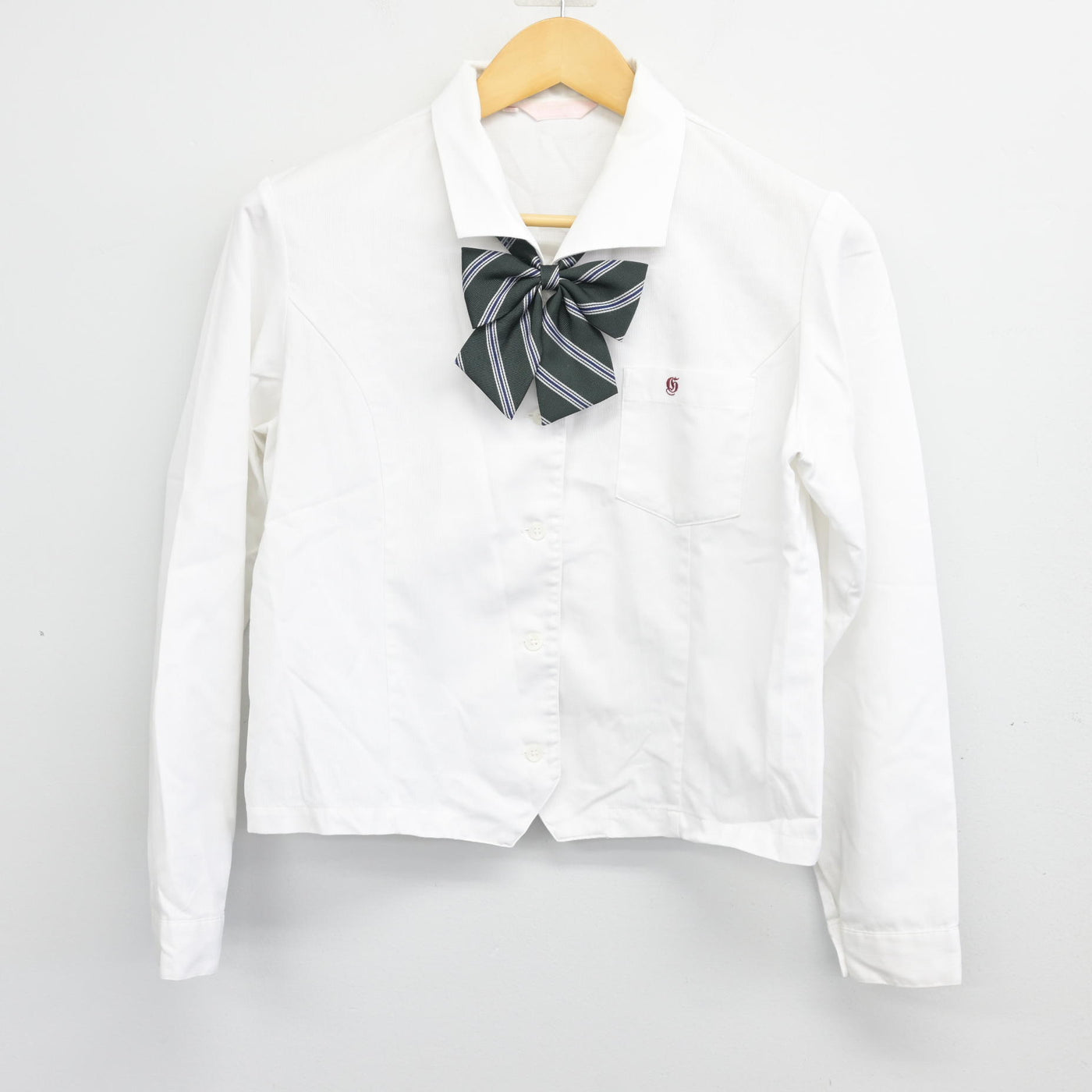 【中古】愛知県 五条高等学校 女子制服 5点 (ブレザー・ベスト・シャツ・スカート) sf100288