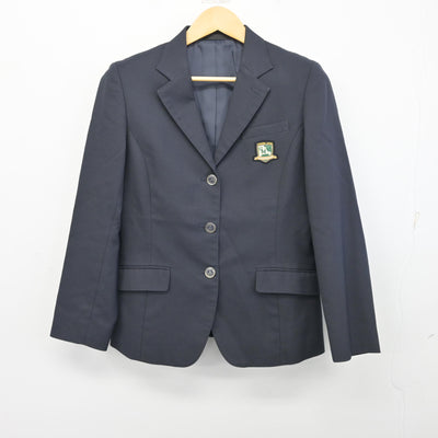 【中古】茨城県 つくば市立学園の森義務教育学校 女子制服 4点 (ブレザー・スカート) sf100293