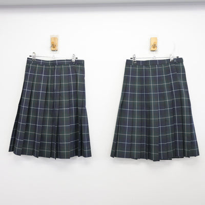 【中古】茨城県 つくば市立学園の森義務教育学校 女子制服 4点 (ブレザー・スカート) sf100293