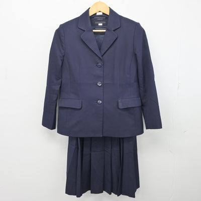 【中古】茨城県 土浦第二高等学校 女子制服 2点 (ブレザー・ジャンパースカート) sf100297