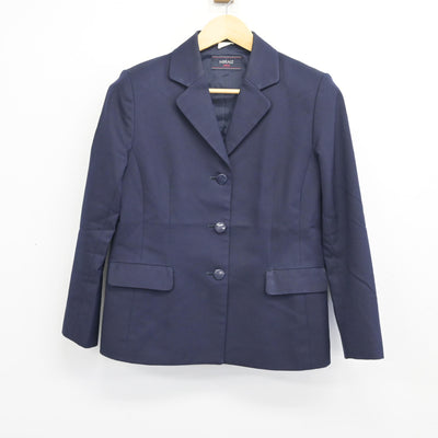 【中古】茨城県 土浦第二高等学校 女子制服 2点 (ブレザー・ジャンパースカート) sf100297