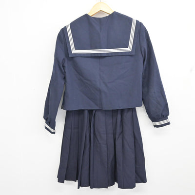 【中古】 学校名不明 女子制服 2点 (セーラー服・スカート) sf100311