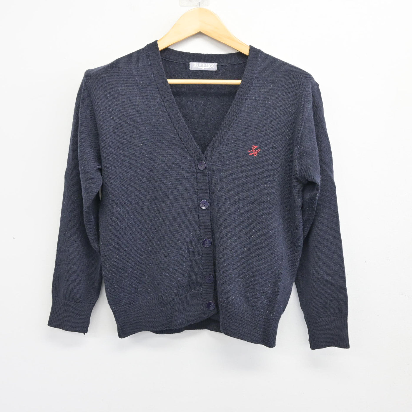 【中古】広島県 福山葦陽高等学校 女子制服 2点 (ニット・スカート) sf100313