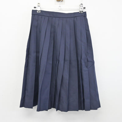 【中古】広島県 福山葦陽高等学校 女子制服 2点 (ニット・スカート) sf100313