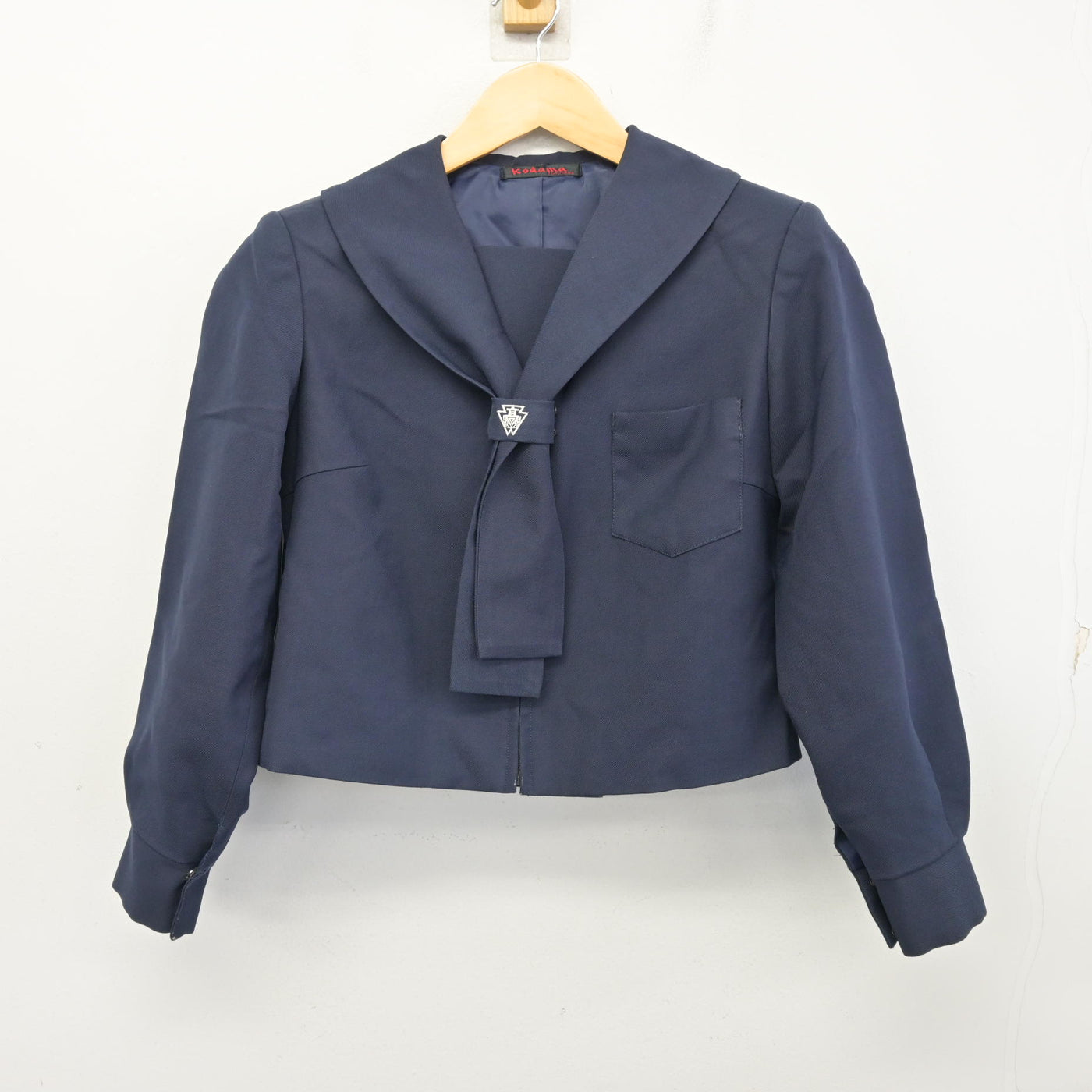 【中古】広島県 福山葦陽高等学校 女子制服 2点 (セーラー服・スカート) sf100314