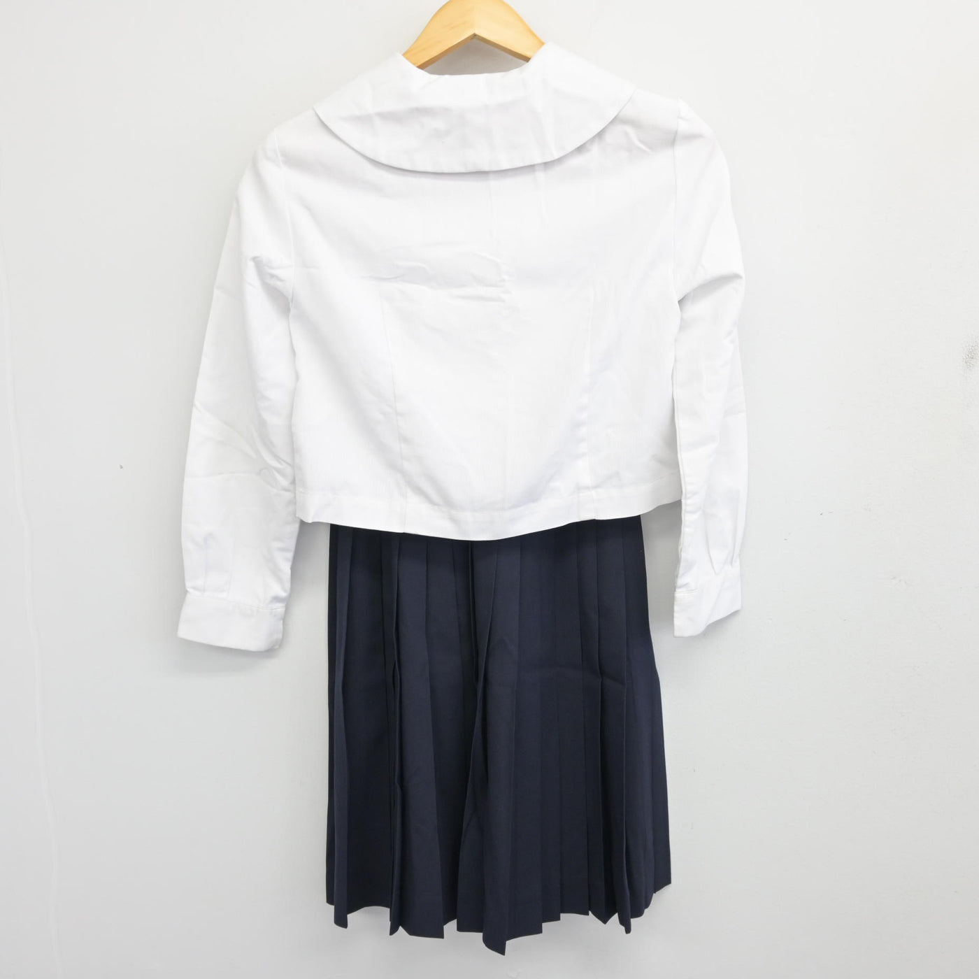 【中古】広島県 福山葦陽高等学校 女子制服 2点 (セーラー服・スカート) sf100315