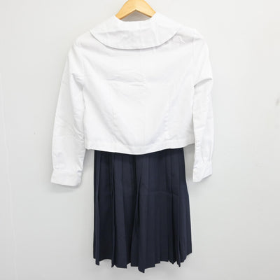 【中古】広島県 福山葦陽高等学校 女子制服 2点 (セーラー服・スカート) sf100315