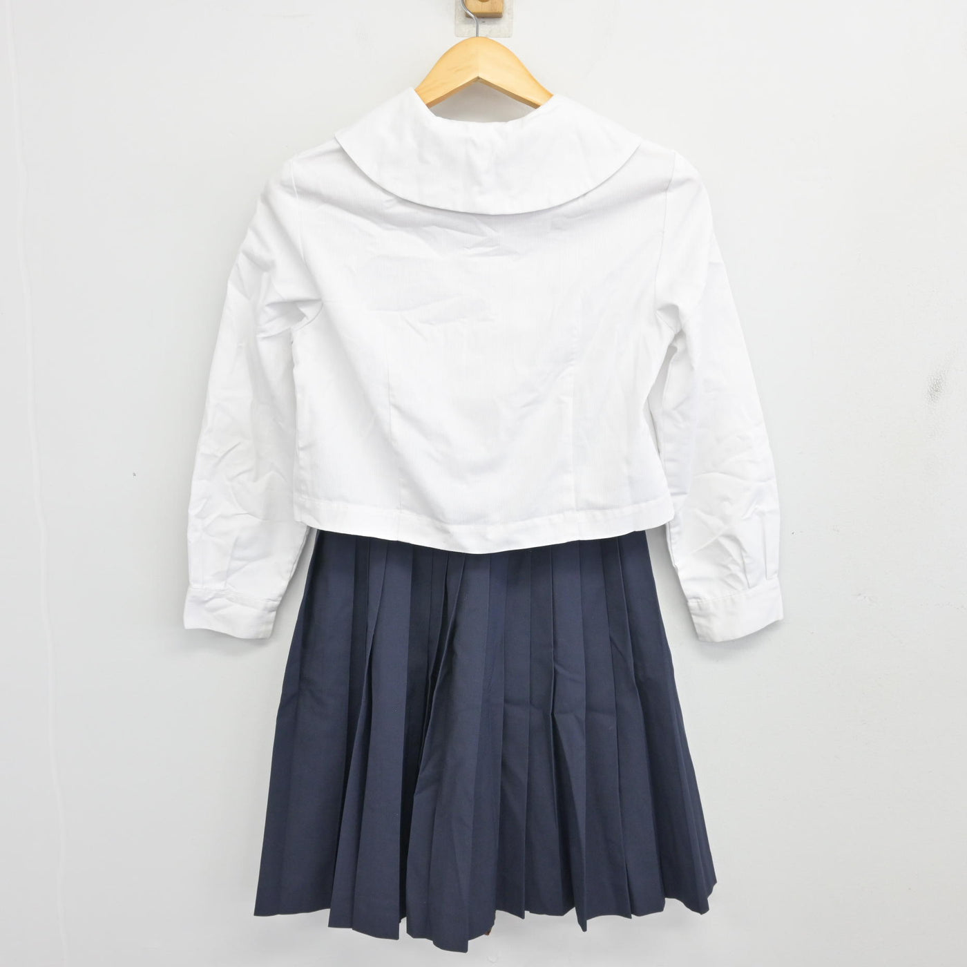 【中古】広島県 福山葦陽高等学校 女子制服 2点 (セーラー服・スカート) sf100316
