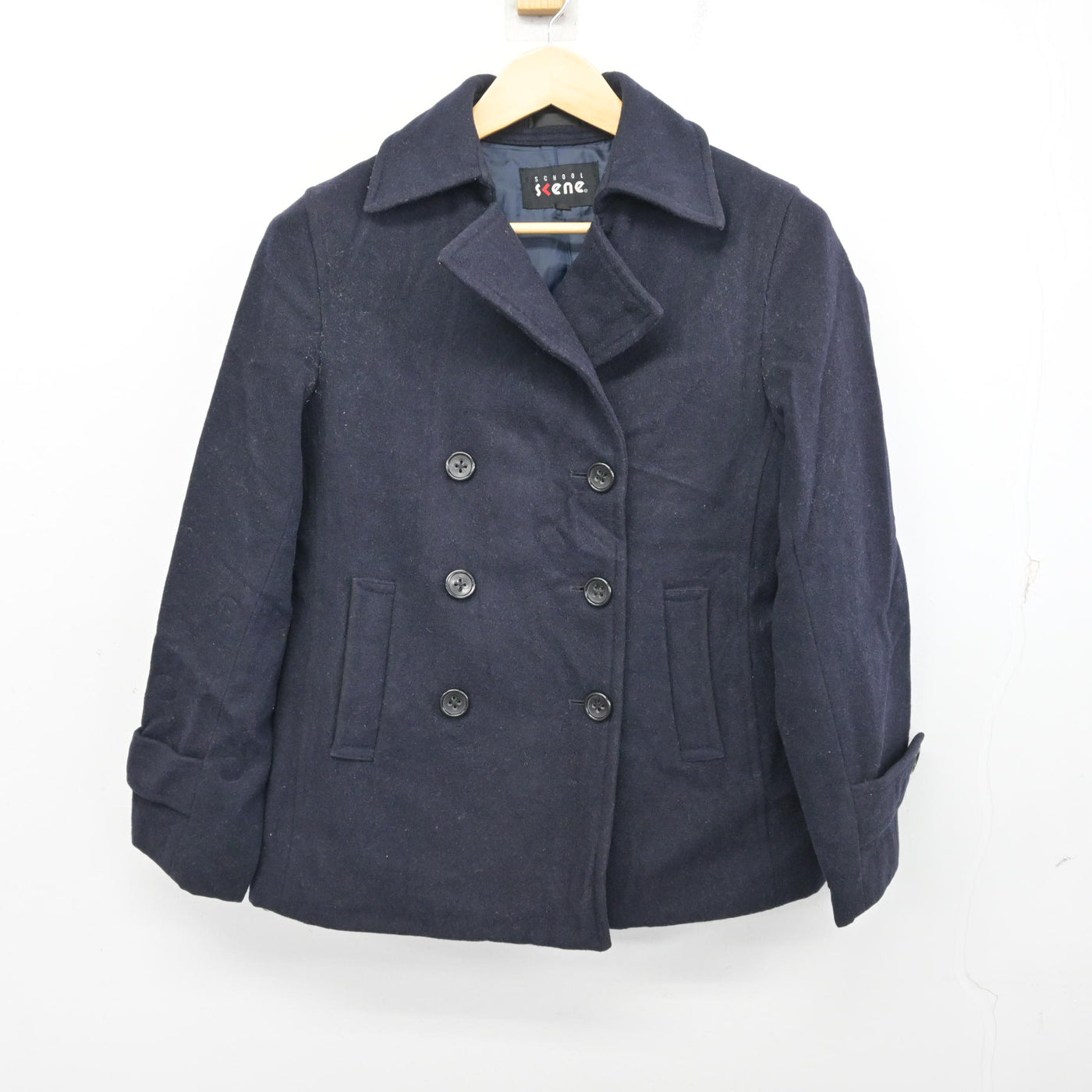 【中古】広島県 福山葦陽高等学校 女子制服 1点 (コート) sf100317