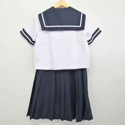 【中古】宮崎県 宮崎西中学校 女子制服 3点 (セーラー服・スカート) sf100320