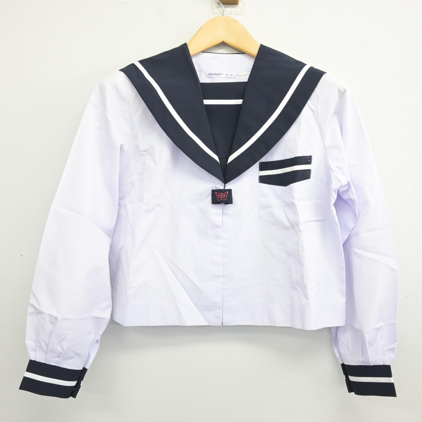 【中古】宮崎県 宮崎西中学校 女子制服 2点 (セーラー服) sf100321