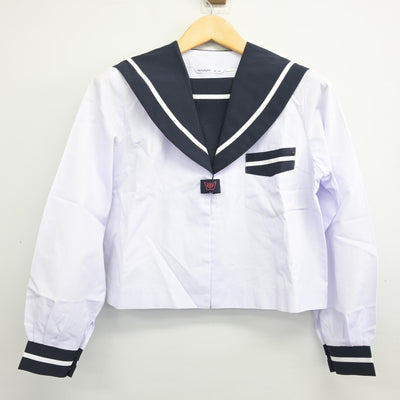 【中古】宮崎県 宮崎西中学校 女子制服 2点 (セーラー服) sf100321