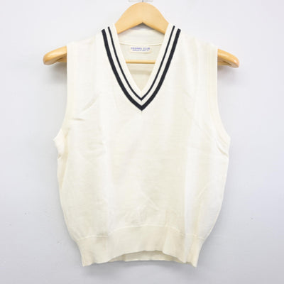 【中古】宮崎県 宮崎商業高等学校 女子制服 2点 (ニット・ニットベスト) sf100322