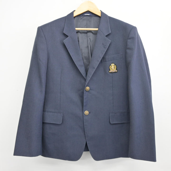 中古】大阪府 佐野工科高等学校 男子制服 3点 (ブレザー・ズボン 