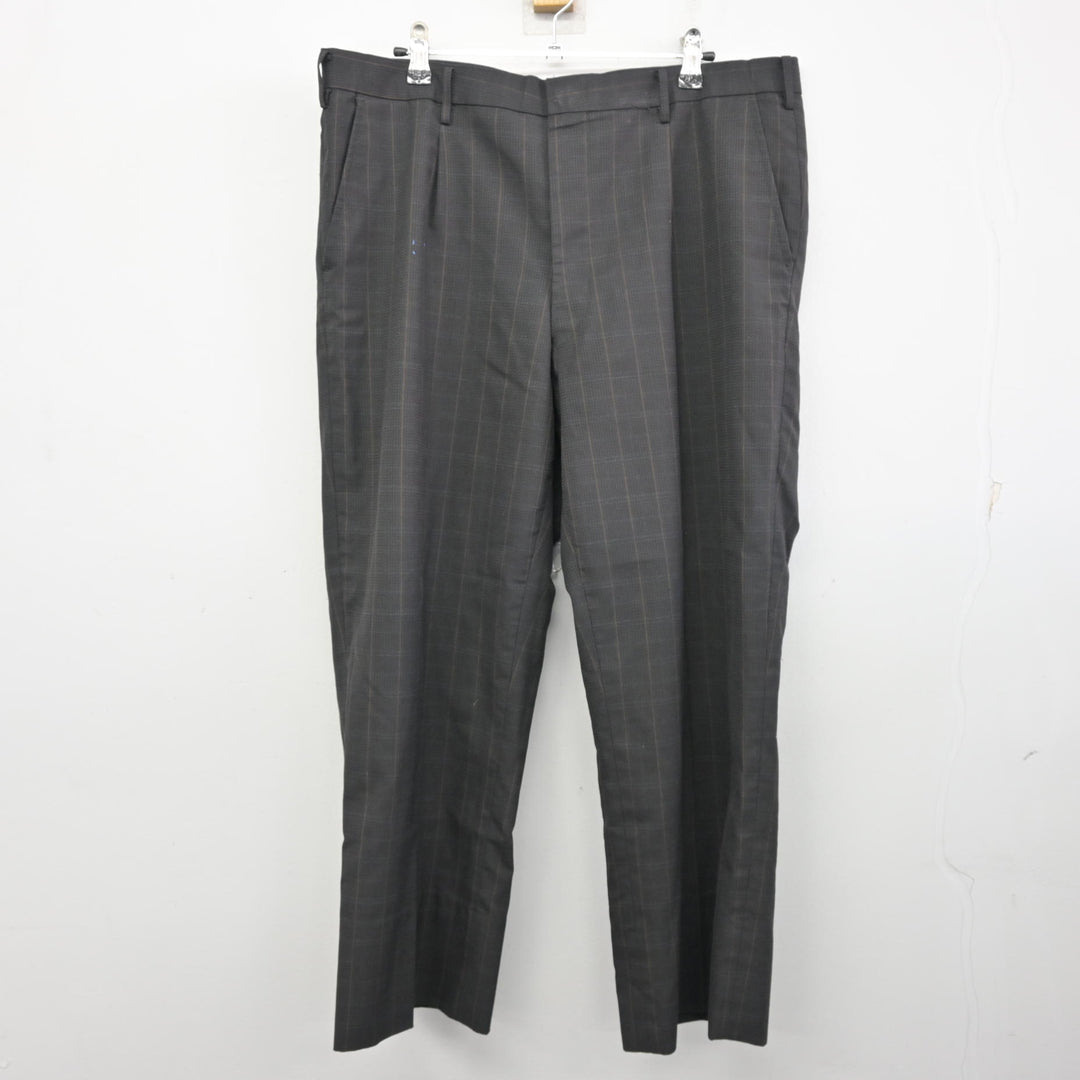 中古】大阪府 佐野工科高等学校 男子制服 3点 (ブレザー・ズボン