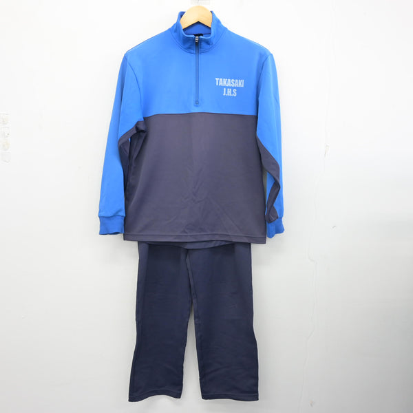 中古】宮城県 高崎中学校 男子制服 2点 (ジャージ 上・ジャージ 下