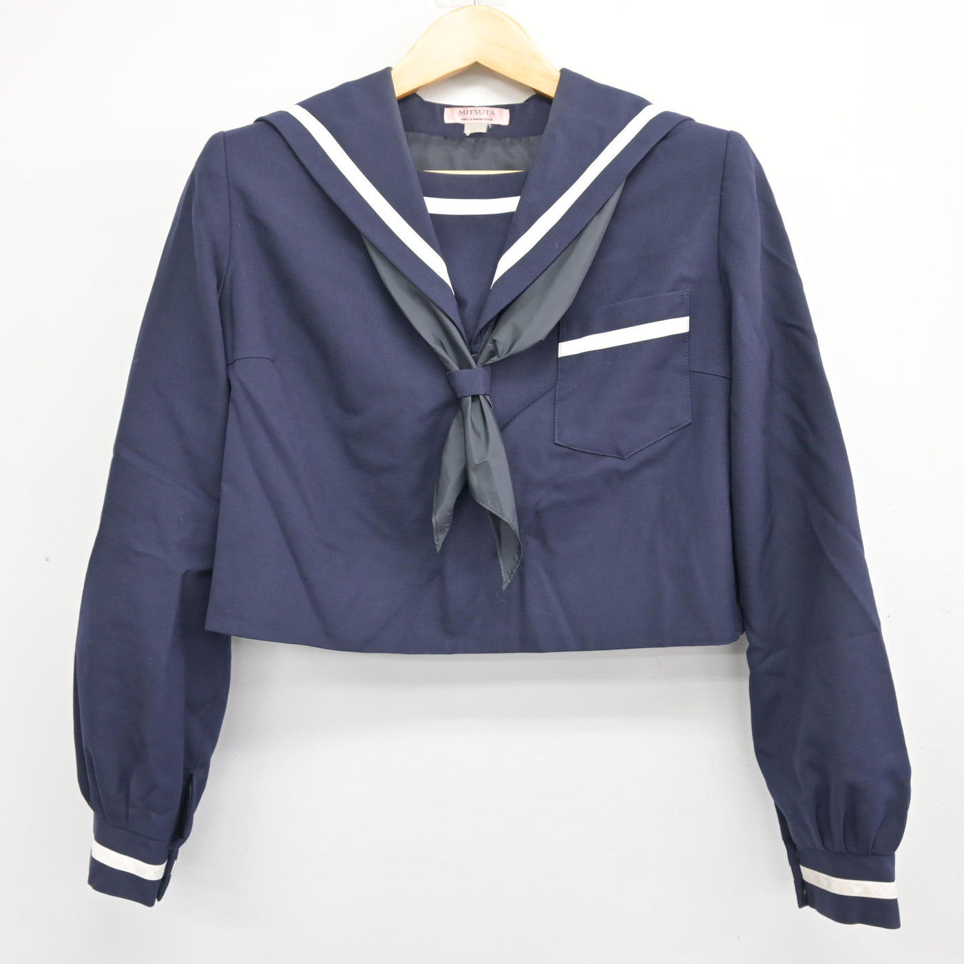 【中古】熊本県 東部中学校 女子制服 3点 (セーラー服・ジャンパースカート) sf100347