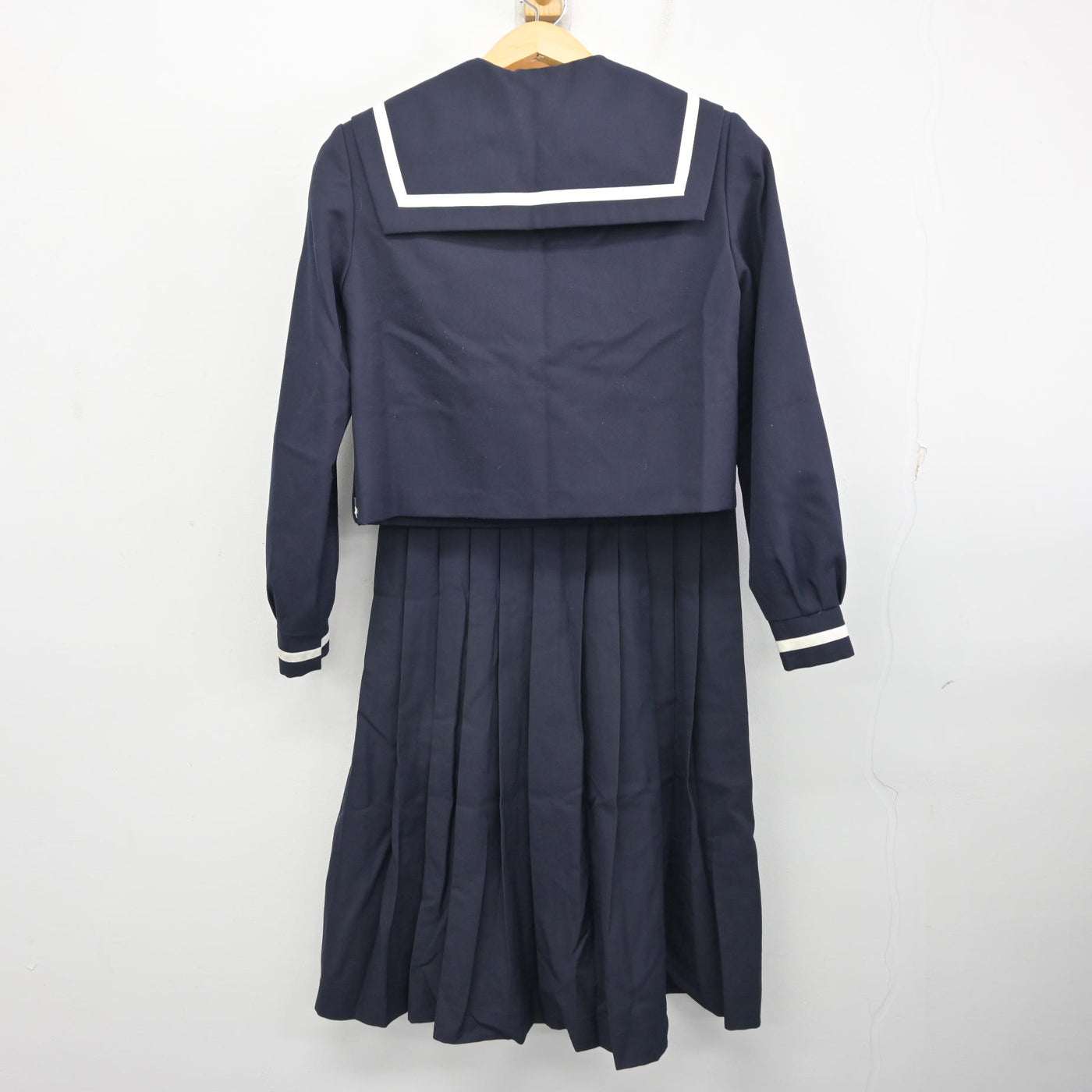 【中古】熊本県 東部中学校 女子制服 3点 (セーラー服・ジャンパースカート) sf100348