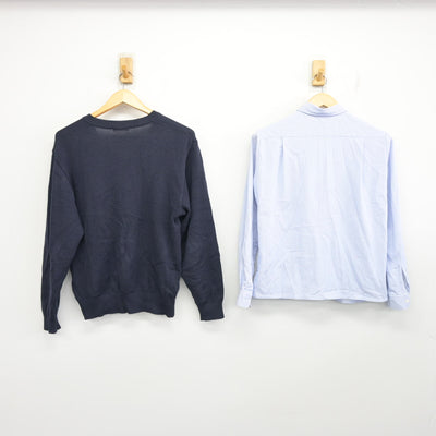 【中古】北海道 札幌北斗高等学校 女子制服 2点 (ニット・シャツ) sf100359